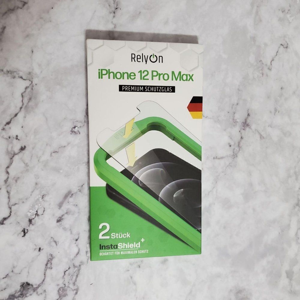 iPhone 12 Pro Max RelyOn InstaShield 2pc Screen Protector